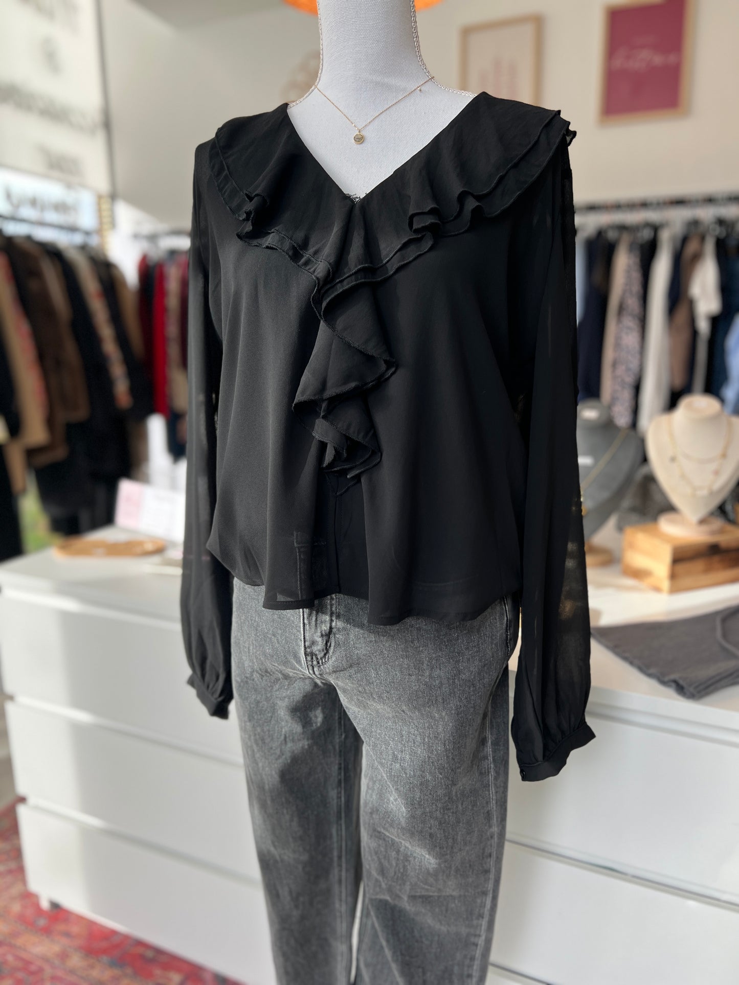 BLOUSE MATHILDA NOIRE