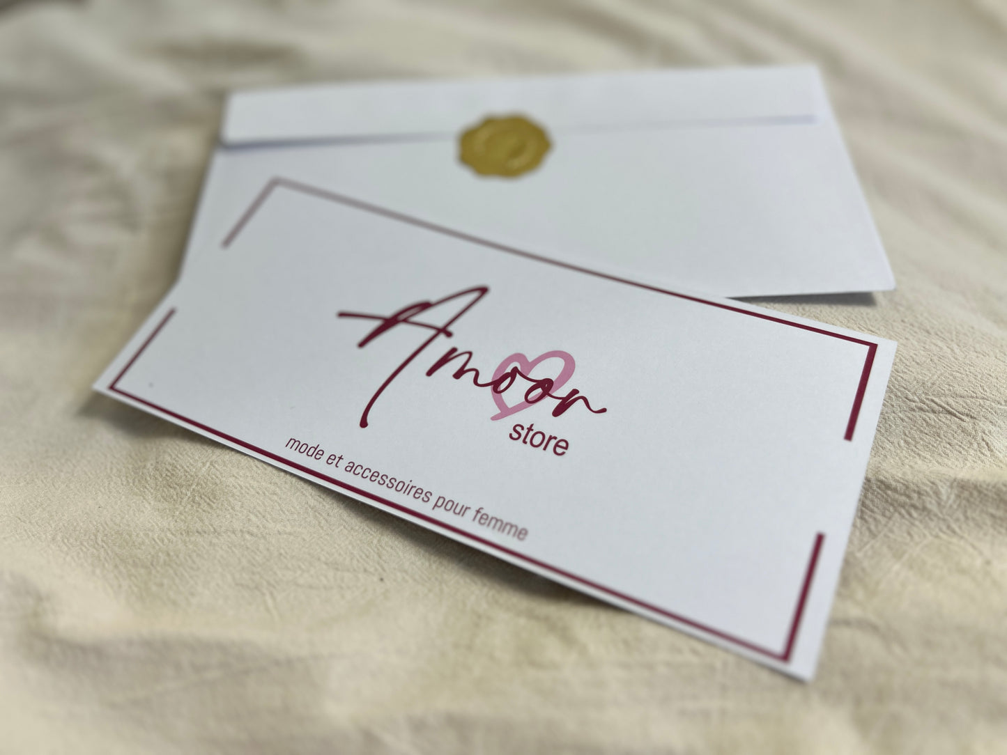 Carte cadeau Amoor Store