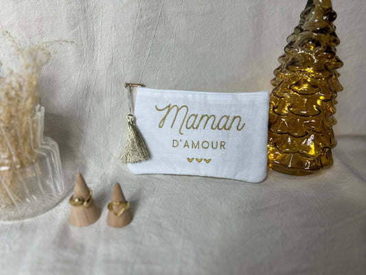 POCHETTE MAMAN BLANCHE
